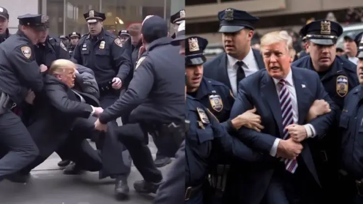 ¿Donald Trump está en prisión? La verdad de las fotos de su arresto