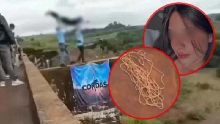 Captan gritos de alerta tras el accidente de bungee en el que murió una mujer en Brasil (VIDEO)