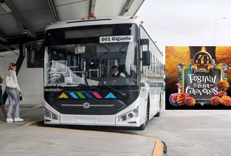 Festival Cultural de Calaveras 2024 ¿Cuál es el horario de los camiones gratis y por donde pasan
