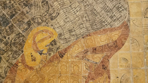 Rostro mural “La Tarasca”