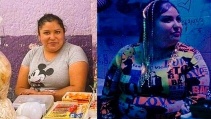 Vendedora de dulces contratada Danna Paola video musical.jpg