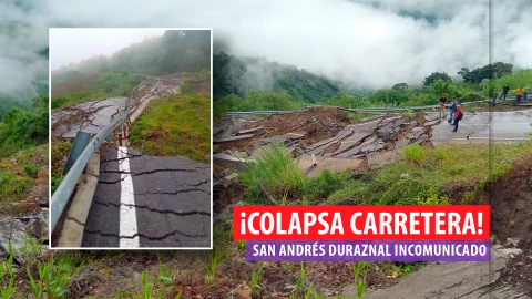 colapsa carretera Chiapas