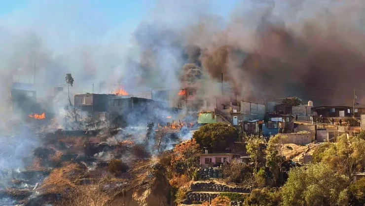 Tijuana en estado de alerta por vientos de Santa Ana hoy 23 de enero de 2025