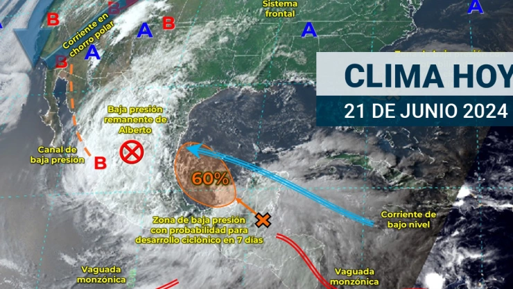 ¿Cómo estará el clima en México HOY 21 de junio?