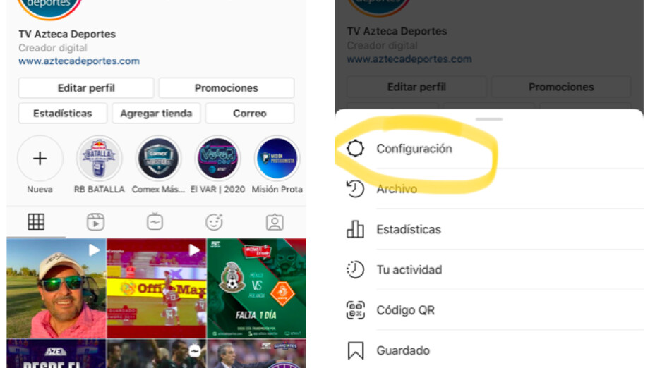 Cambiar el ícono de instagram