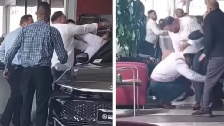 pelea establecimiento de autos