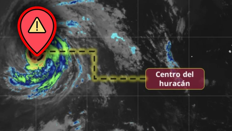 ¡ALERTA! Huracán ‘Fausto’ se intensifica y aumenta su categoría; esta es su ubicación EXACTA y su trayectoria EN VIVO