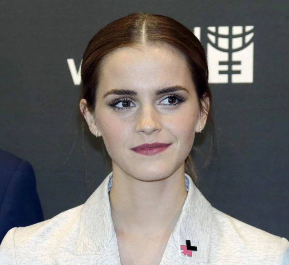 Emma Watson durante su discurso en la ONU