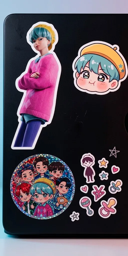 Stickers Baby Saja decorar laptop