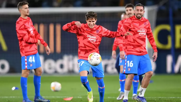 Giuliano Simeone calienta Atlético de Madrid Héctor Herrera