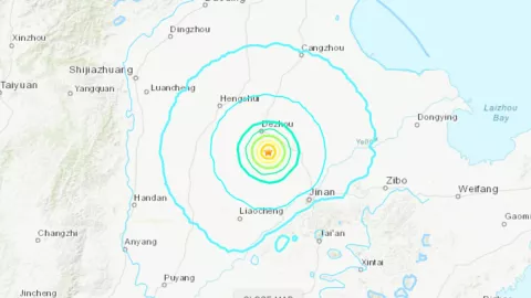 Sismo en China hoy 5 de agosto 2023, magnitud 5.4