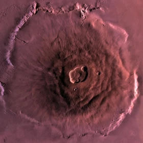 Volcán en Marte