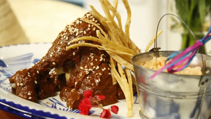 Pollo con mole
