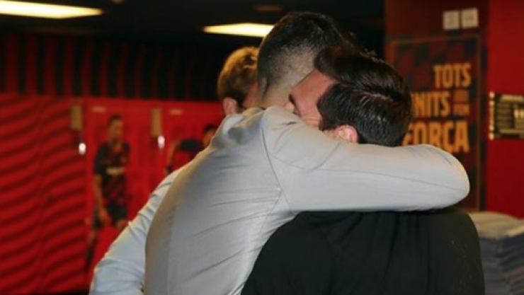 Lionel Messi y Luis Suárez