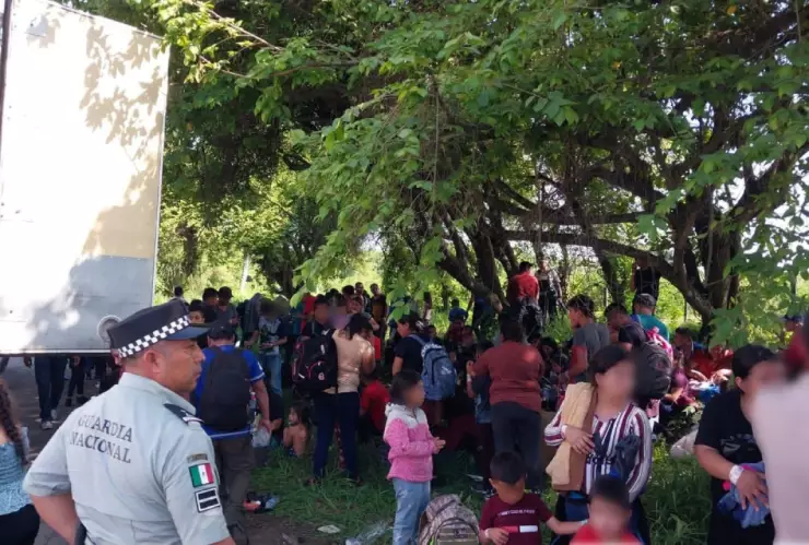 Rescatan migrantes en Veracruz