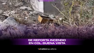 Fuego abrasador consume terreno en Buena Vista: basura descontrolada