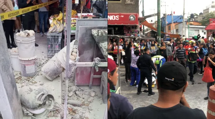 Un flamazo de tanque de gas deja 4 personas heridas en la alcaldía Tlalpan