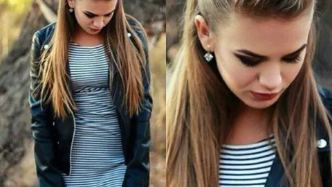 39 ideas de peinados semi recogidos elegantes: puede ser en cabello lacio o chino y te verás preciosa