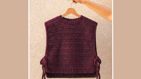 Ideas de chalecos de crochet - Crop top