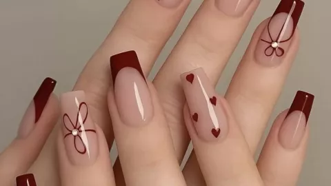 Uñas para San Valentín