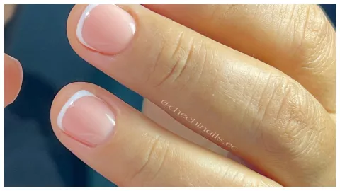 diseños de manicura frances