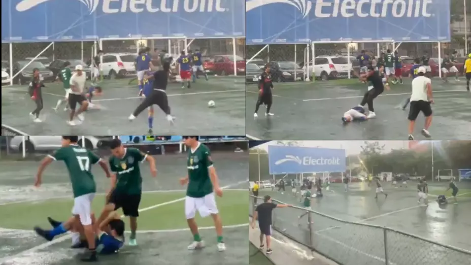 Imagenes sensibles pelea futbol amateur guadalajara.jpg