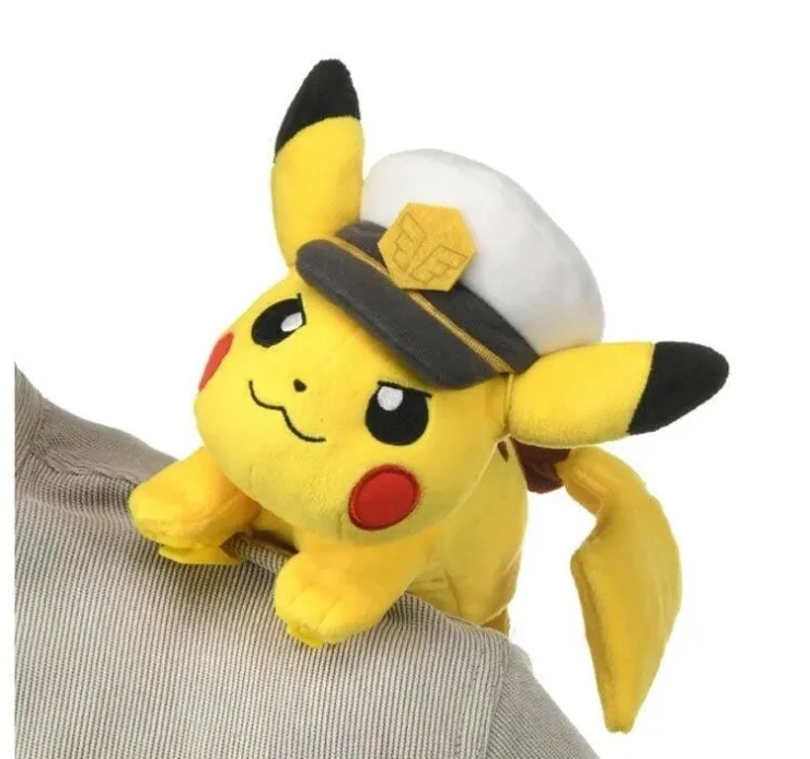 Takara Tomy Pokemon Plush Shoulder Captain Pikachu - ToysOneJapan.jpg