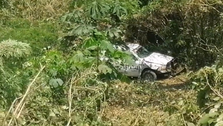 vuelca patrulla policía estatal jopala