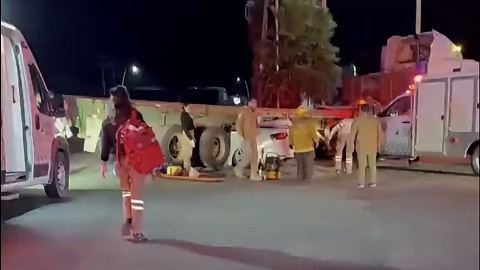 Accidente tráiler Comitán