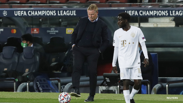 Ronald Koeman molesto con el arbitraje