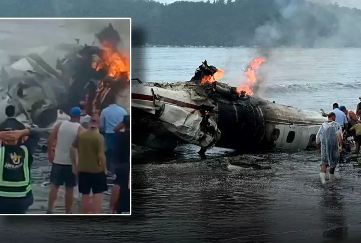 Video: Avión se estrella y explota al aterrizar en playas de Brasil
