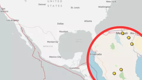 Sismo sacude el sur de Mexicali este 21 de julio; van cinco en 24 horas en Baja California