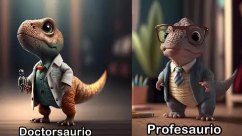 dinosaurios se apoderan de las redes con IA