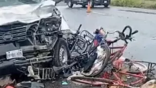 VIDEO: Peregrinos que regresaban de la Basílica de Guadalupe fueron atropellados en Veracruz