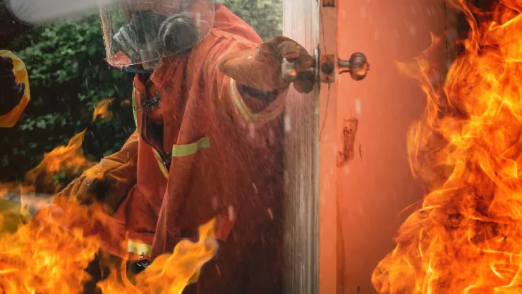 explosión en casa