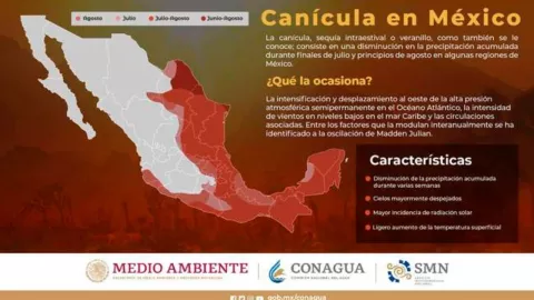 ¿Qué estados serán afectados por la Canícula en México?