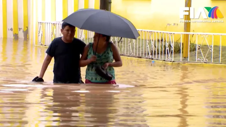 Colonias de Juchitán, Oaxaca resultaron con inundaciones