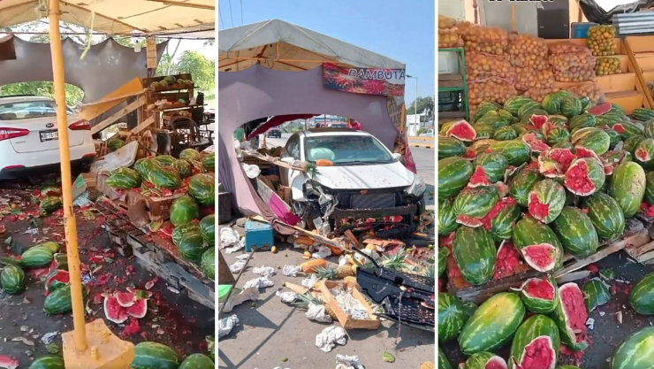 Puesto de frutas Nacajuca Tabasco