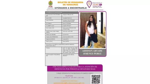 Menor desaparecida en Maltrata, Veracruz