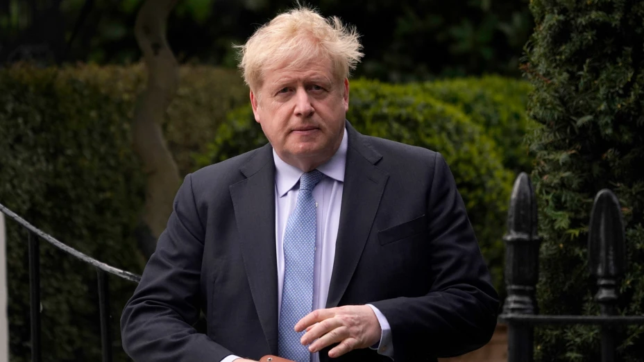 El ex primer ministro británico Boris Johnson