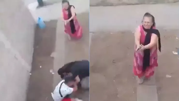 ¿Abuela sicaria? Revelan VIDEO de anciana acribillando una familia en Chalco, Edomex