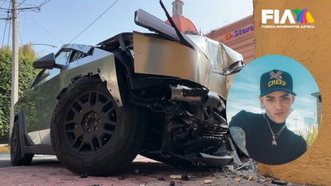 “Jhay Pa” fue identificado como el conductor que chocó una Cybertruck en CDMX.