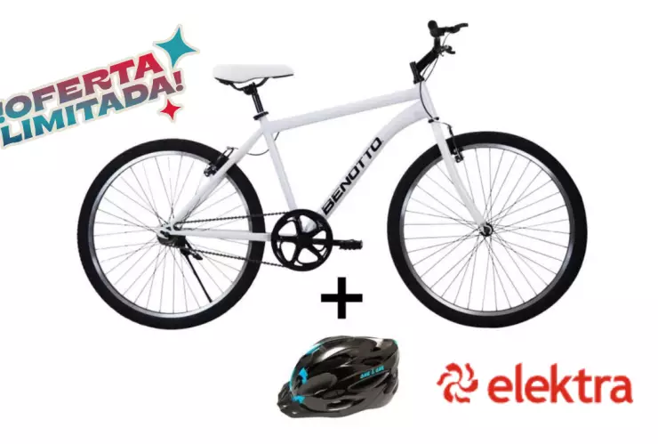 Promoción de bicicleta en Elektra