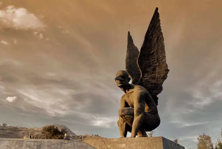 El Vigilante, historia de estatua en Ecatepec