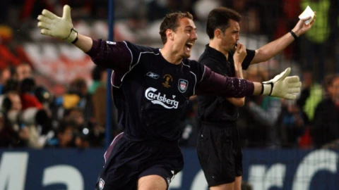Jerzy Dudek, portero del Liverpool