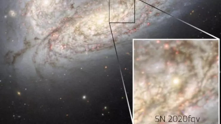 Mariposa cósmica Viralizan imagen de fusión entre galaxias