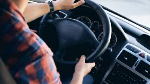 volante coche conductor