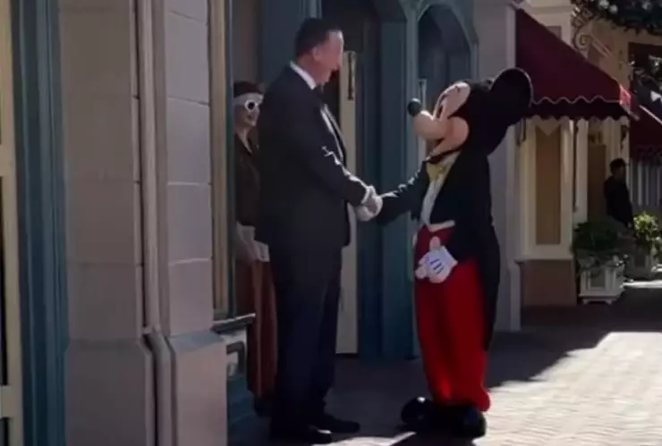 Mickey y Walt Disney se reencuentran
