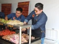 Ricos y deliciosos platillos tuvimos en el centro de acopio