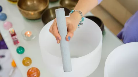 Uso de cuencos tibetanos